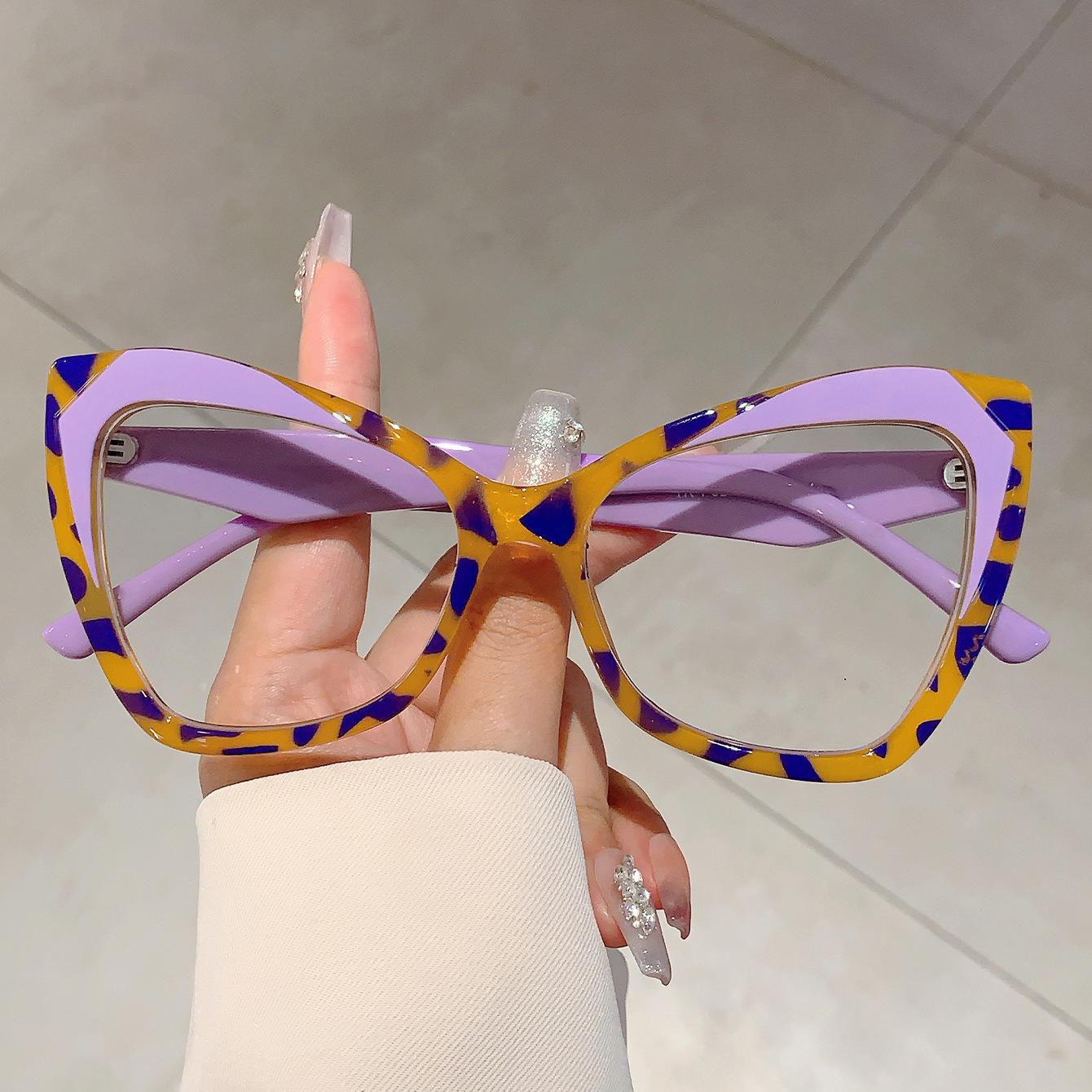 

Vintage Anti Blue Light Blocking Butterfly TR90 Glasses Women For Female Luxury Brand Designer Myopia Prescription Optical Frame