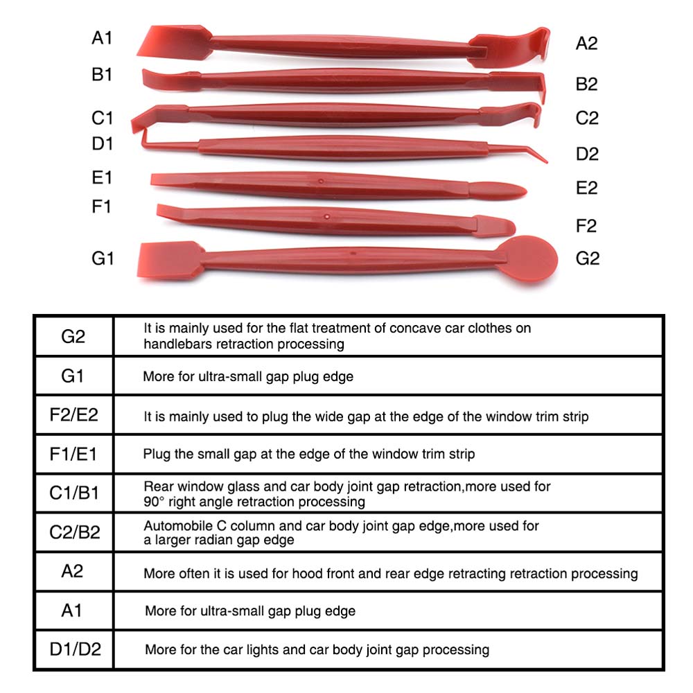Film Sticker Wrapping Tool Car Body Styling Kit Car Stickers Installation Kit Car Wrapping Tools