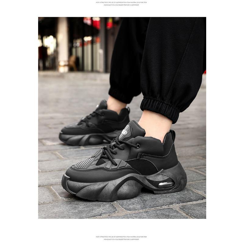 Men S Thick Sole Breathable Casual Sports Chunky Dad Sneakers