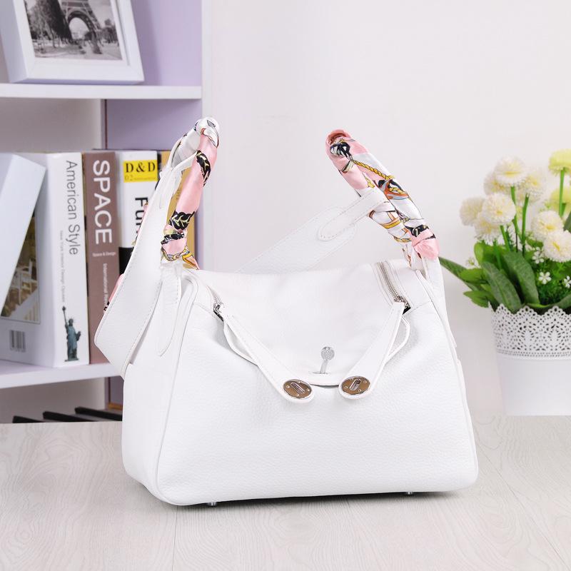 Módní taška Nová taška na léky Taška Lindi Vysoce kvalitní Vrchní vrstva Hovězí kůže Kabelka přes rameno Pravá kůže Dámská taška Explozivní