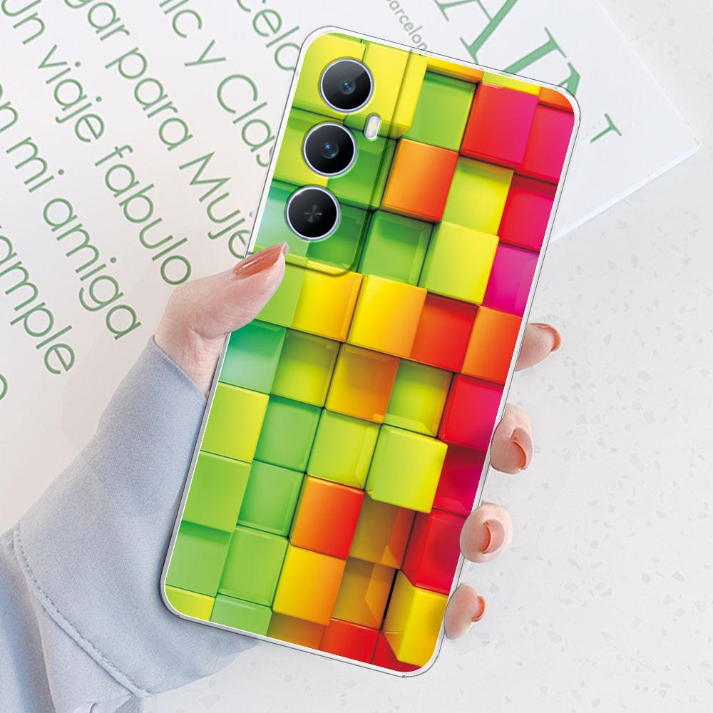For Realme C65 4G Case Back Cover For Realme C65 5G Funda Shockproof Clear Soft Silicone Phone Case on RealmeC65 Protect Coque