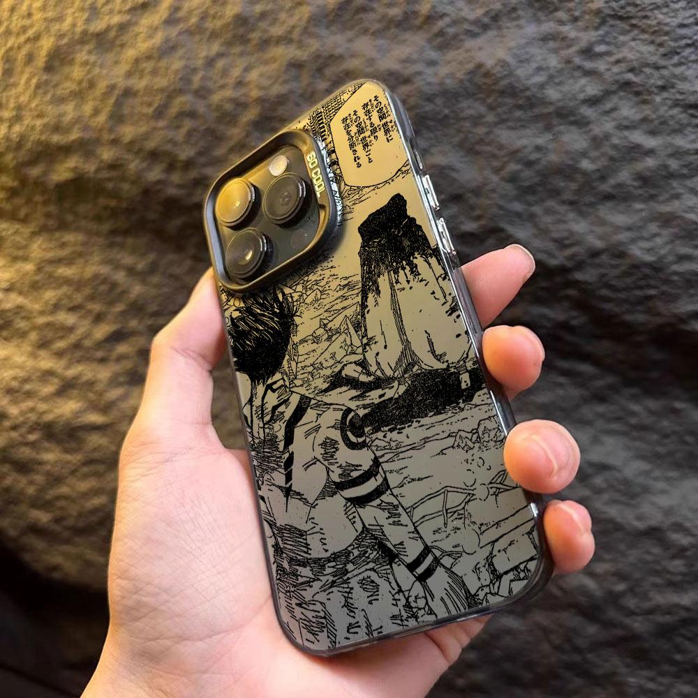 Black Anime Jujutsu Kaisen Phone Case for Xiaomi Redmi Note 7 8 9 9S 10 11 12 13 14 Pro Plus 4G 5G Anti Fall Matte Back Cover
