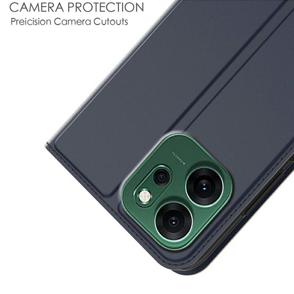 Pro Oppo Reno14 F 5G Pouzdro PU Kůže Kryt na Telefon s Držákem na Karty Stojan