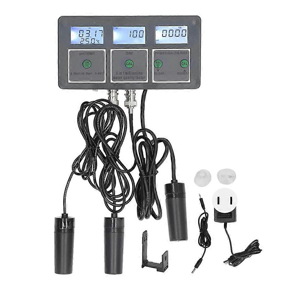 8-in-1 Rechargeable Water Quality Tester Tool