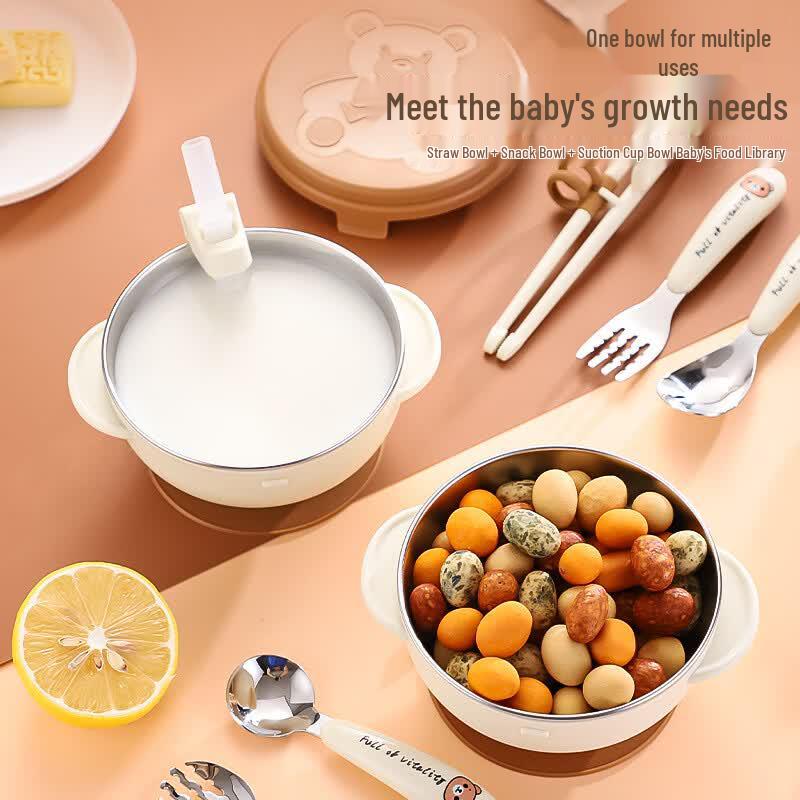 Aishangla Cream Style Kids 304 SS Dining Sets