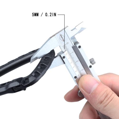 MOLLE EDC D-Ring Tactical Links, High Strength, Plascheck (Black, 10-Pack)