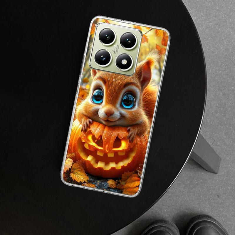 Animal Squirrel Phone Case Cover for Xiaomi Redmi Note 15 14 13 12 11 Pro Plus 14S 12S 11S 11T 11E 10S 10 Customized Fundas Redm