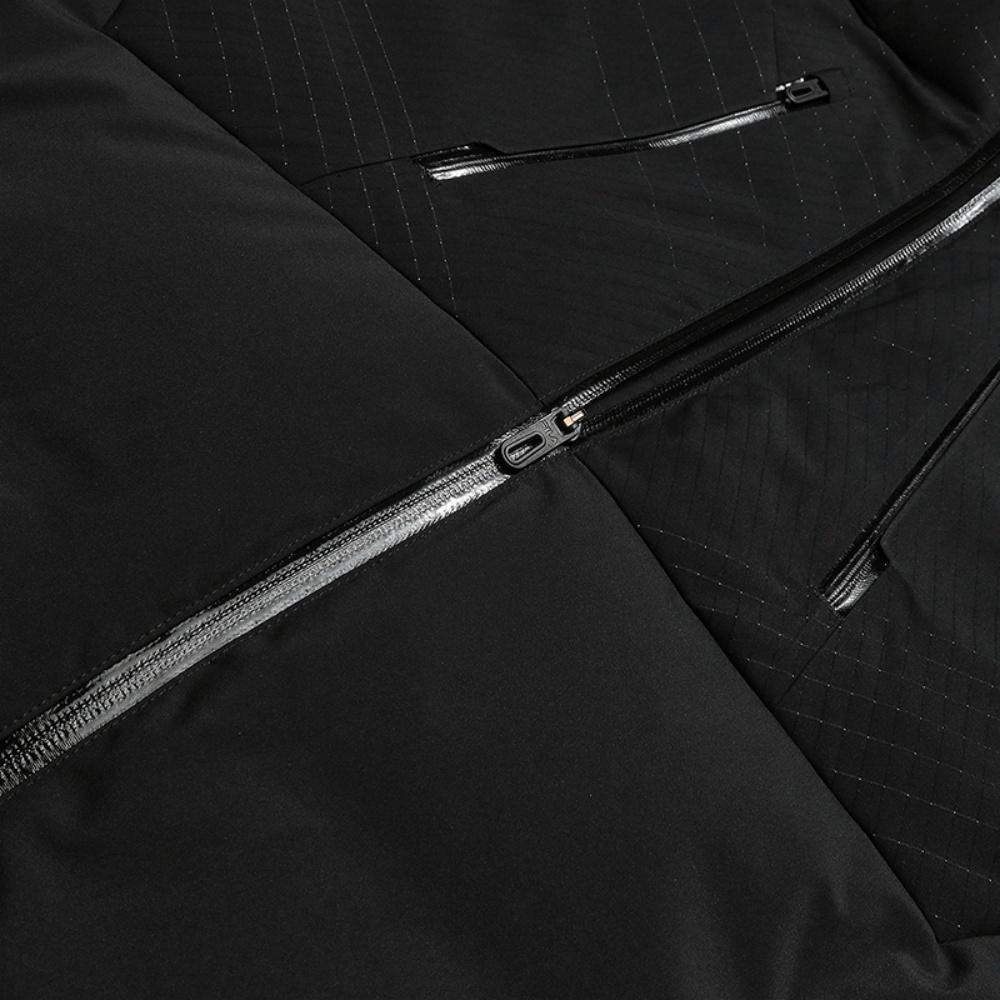 New FILA Fitness Down Jackets Men's Pitch Black A11M541902FBK