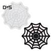 Halloween Coaster Resin Mold Skull Spider Web Tombstone Shape DIY Craft Epoxy Resin Casting Silicone Candle Cup Holder Candle Mould