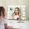 14 LED bulb Tabletop Makeup Mirror, with Adjustable Settings