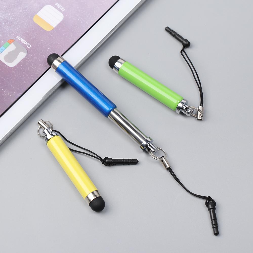 3pcs Universal Capacitive Pen Retractable High Precision Screen Stylus Touch Pen For iPad iPhone PC Mobile Phone Random Color