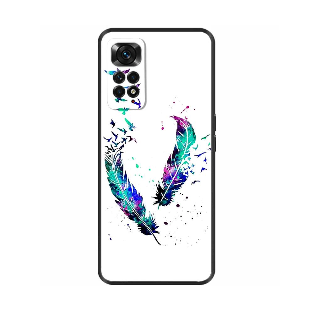 For Xiaomi Redmi Note 11 Pro Case Soft TPU Silicone Phone Back Cover Para For Xiaomi Redmi Note 11s Note11 Note 11Pro 11 S Cases