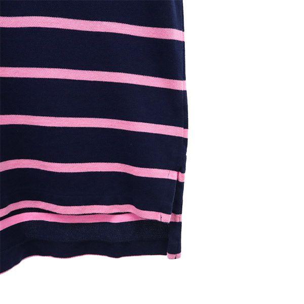 unused Polo by Ralph Lauren border Short sleeve Polo shirt M Fawn Men's Used