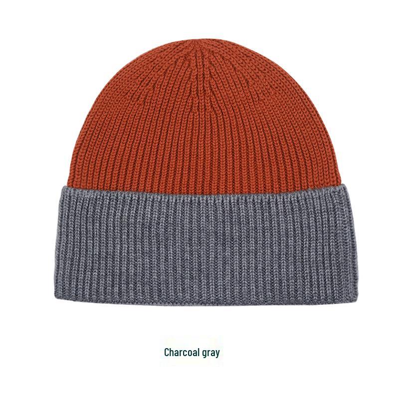Children's Wool Blend Knitted Hat: Warm Ear-Protecting Beanie for Autumn and Winter, Cute and Versatile Parent-Child Design.