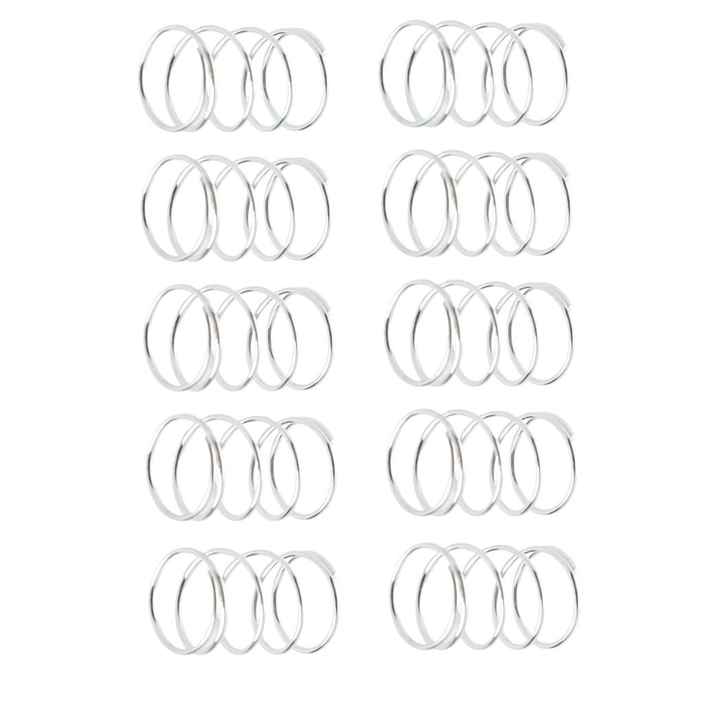 10 STÜCKE Trimmerkopf Metallfedern Rasenschneiderfeder Ersatz für Stihl Autocut C5 2 FS38 FS45 FS46 FS45C