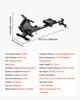 Magnetic Rowing Machine,16-Level Quiet Resistance Adjustable, Foldable Rower Machine for Home, 158kg Weight Capacity, Row Machines with Smooth Pulley