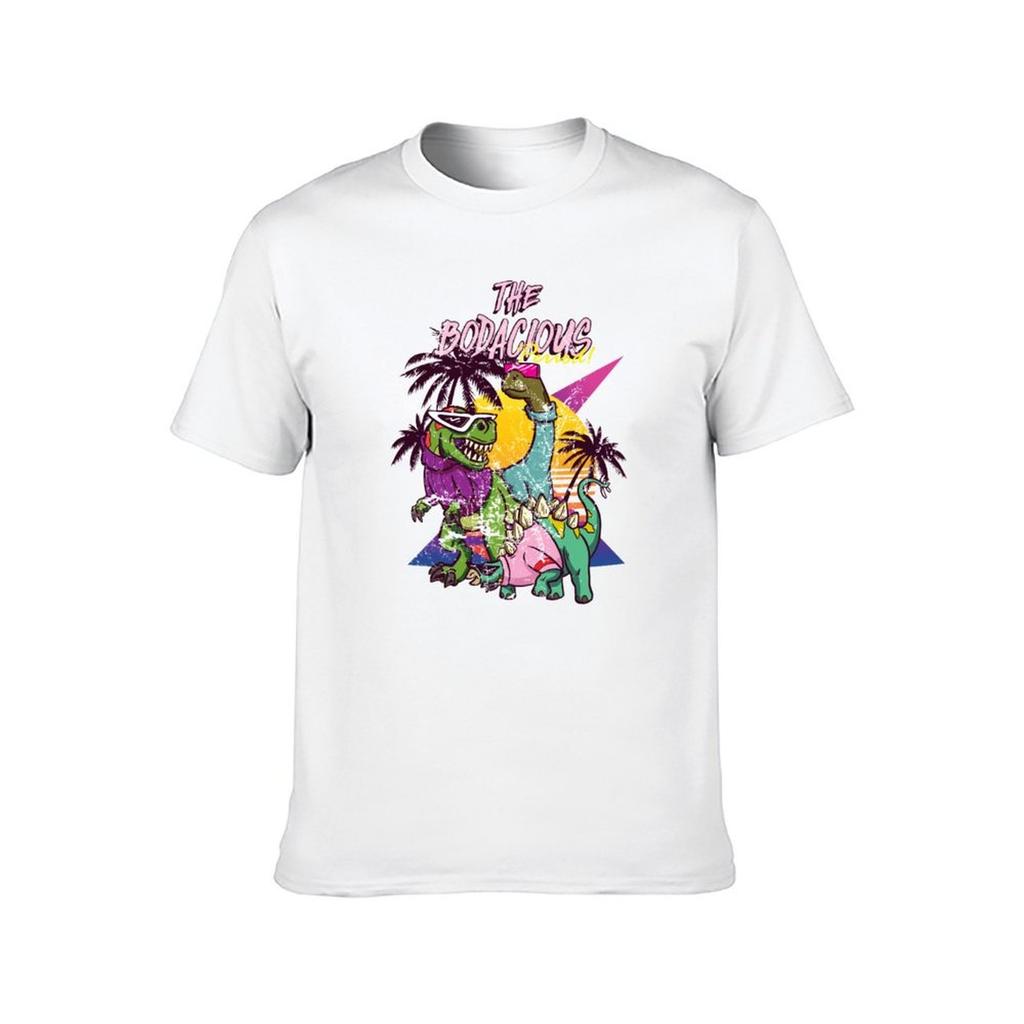 Bodacious PeriodFunny Dinosaur Reptiles Party 80s TShirt Man T Shirts Graphic T Shirts for Man Slim Fit TShirt