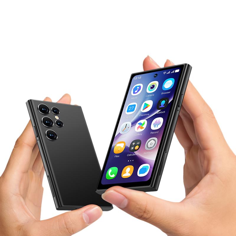 Міні-мобільний телефон S25 Pro 3G WCDMA 4,0 дюйма, чотири ядра, 2 ГБ оперативної пам’яті, 16 ГБ ПЗУ, тип C, 2000 мАг, розпізнавання обличчя Смартфон Android