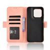 Wallet Case for Moto G67 5G - Leather/PU, Pink, With Card Holder