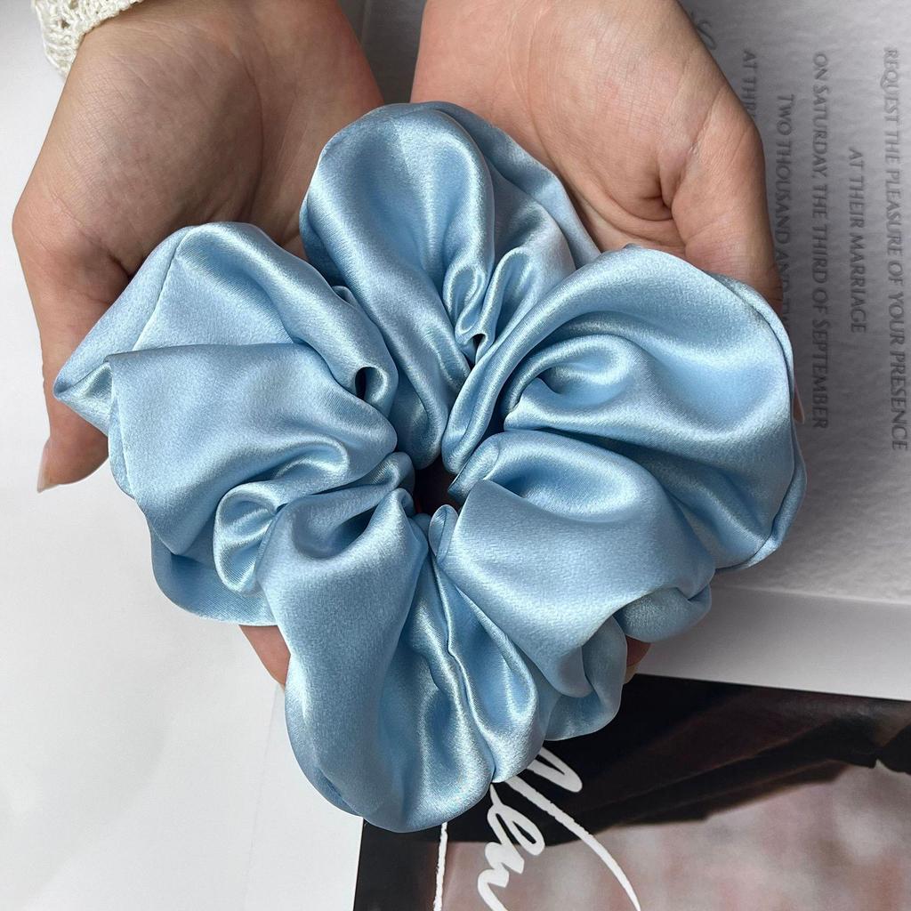 7cm Large Mulberry Silk Scrunchies - Luxury Hair Ties & Accessories