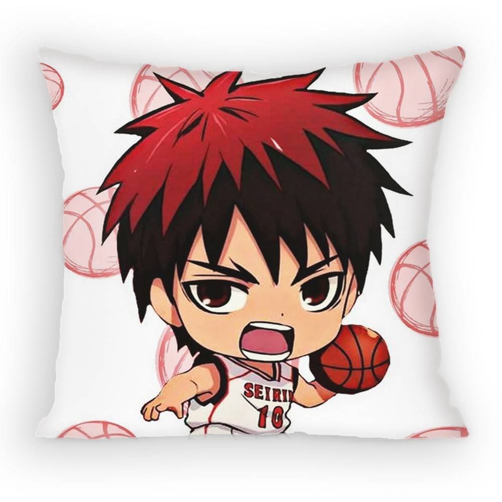 Comic Kuruko no BBaskets Pillow Case Antidustmite Pillowcase Invisible zipper silky short plush Sofa cushion cover