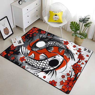 Moderní čínský drak Tai Chi Bagua Yin Yang Area Koberec Obývací pokoj Koberec pro děti Play Home Deco Podložka a koberce