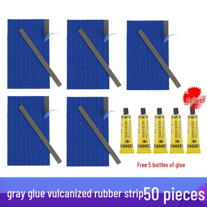 Electric Tire Repair Kit - Tubeless Motorcycle & Car, Vulcanized Rubber Strips