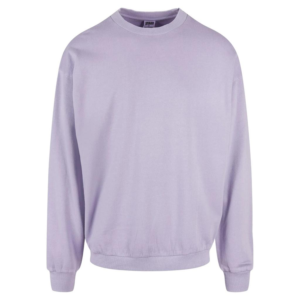 Urban Classics Mens Pigment Dyed Crew Neck Jumper