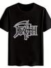 Men's Vintage Rock Band Graphic T-Shirt - Death Print Short Sleeve Round Neck Su