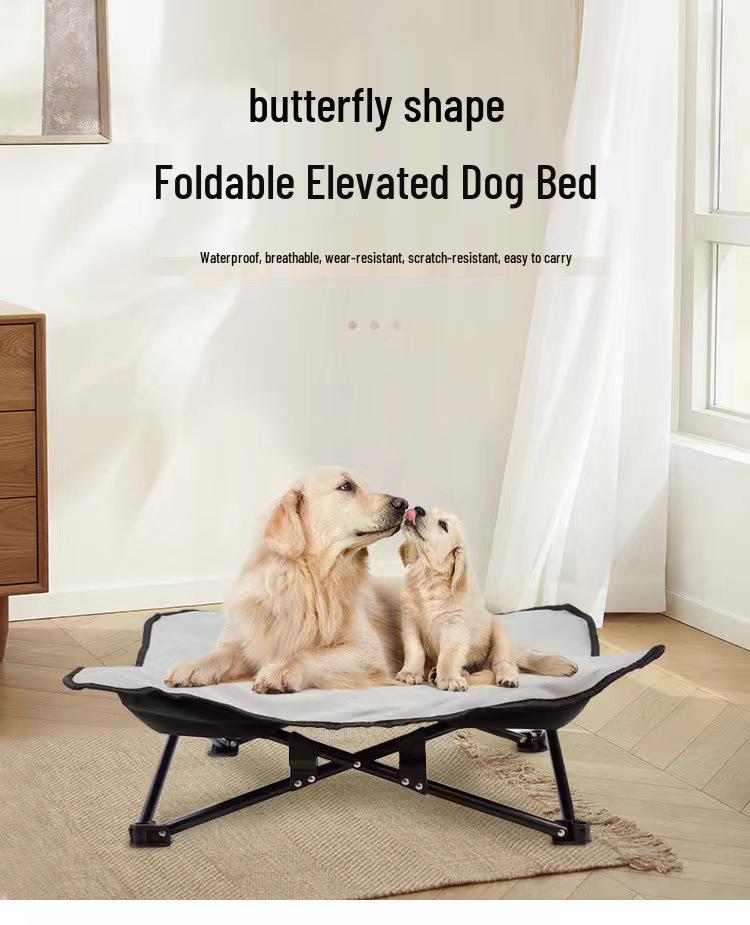 Waterproof Portable Pet Bed: Comfortable, Foldable, Bite-Resistant Mattress for Cats and Dogs