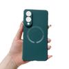 Suitable for Samsung S25Edge Mobile Phone Case Rubik's Cube Liquid Magnetic S24Ultra Full Inclusive Anti Fall S23plus