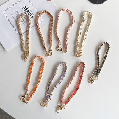 Light Luxury Style High-End Mobile Phone Portable Chain Lanyard Electroplated Xiaoxiangfeng Mobile Phone Lanyard Is Applicable To All Models