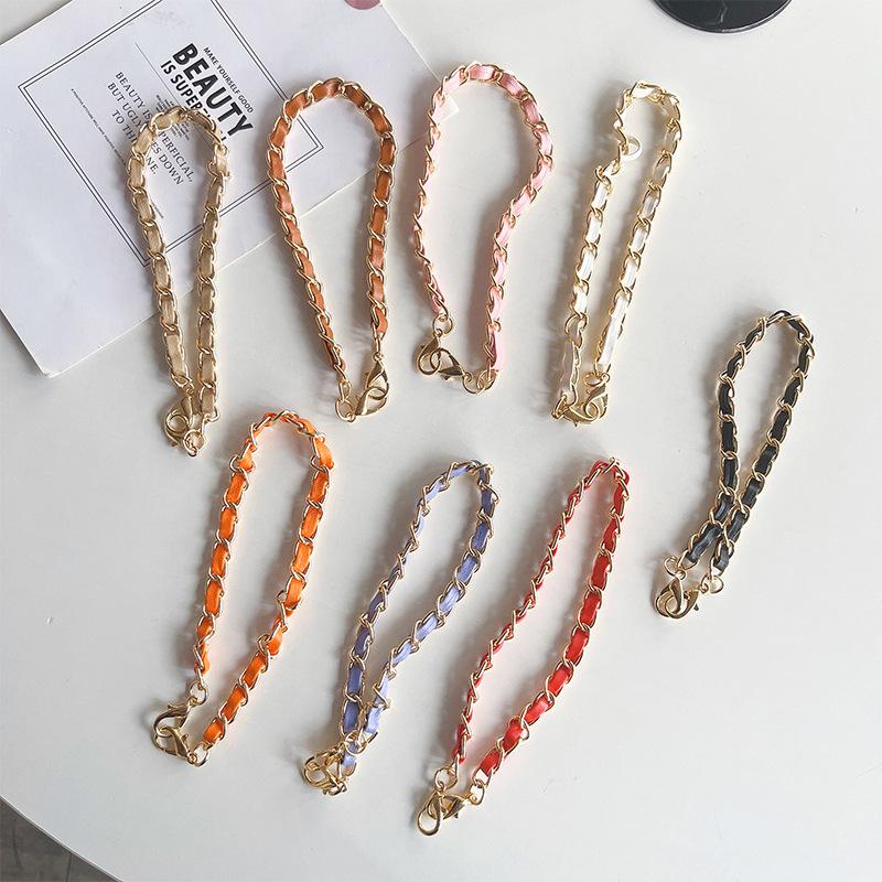 Leichter Luxusstil Hochwertiges Mobiltelefon Tragbare Kette Lanyard Galvanisierte Xiaoxiangfeng Handy-Lanyard Ist für Alle Modelle Anwendbar
