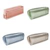 Clear Pencil Case Double Layers Mesh Pencil Pouch Mesh Bag Large Capacity Pen Bag Back To School Supplies for Girl