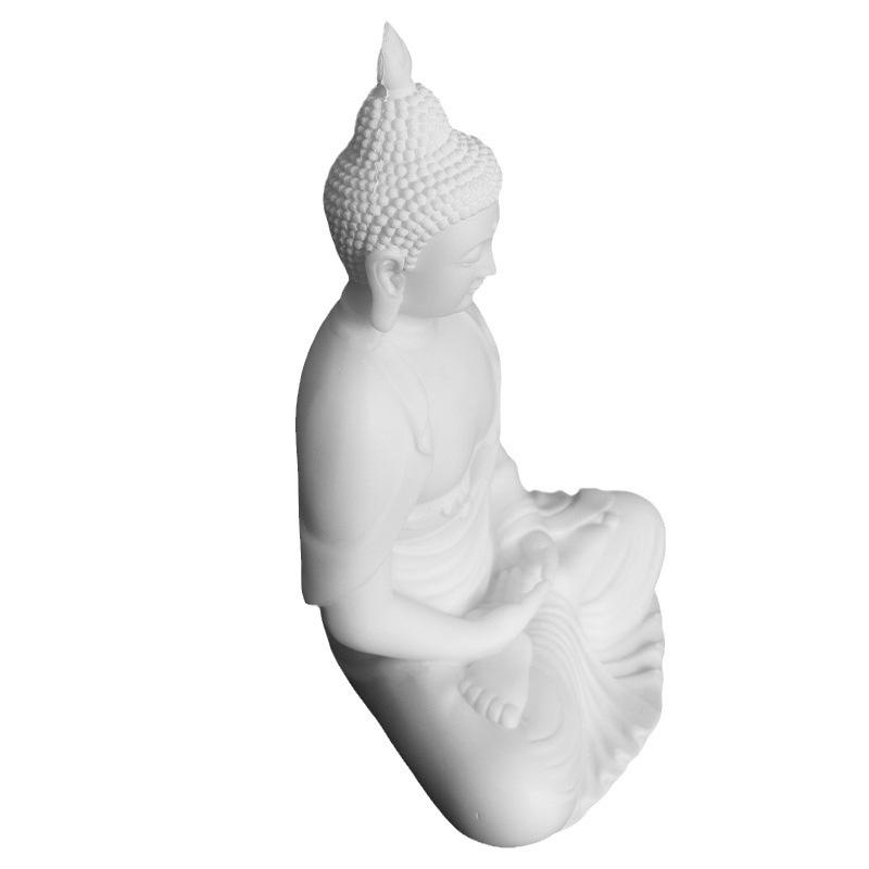 Adorno de Estatua del Sudeste Asiático Buda Tailandés Resina Arte Zen Artesanía Restaurante Sala de Estar Entrada Decoración del Hogar Creativo