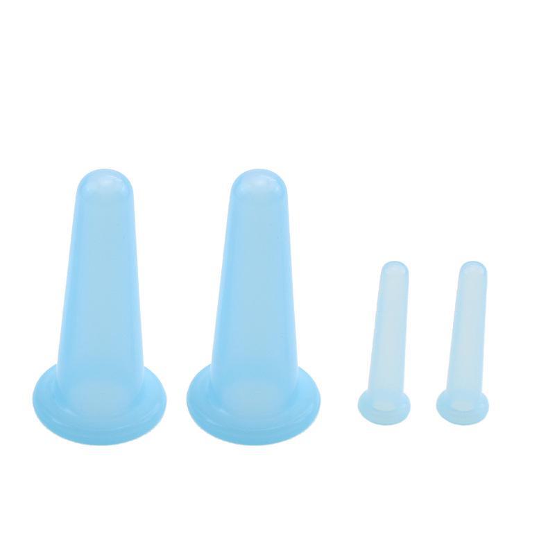 Zestaw do masażu twarzy bańkami silikonowymi