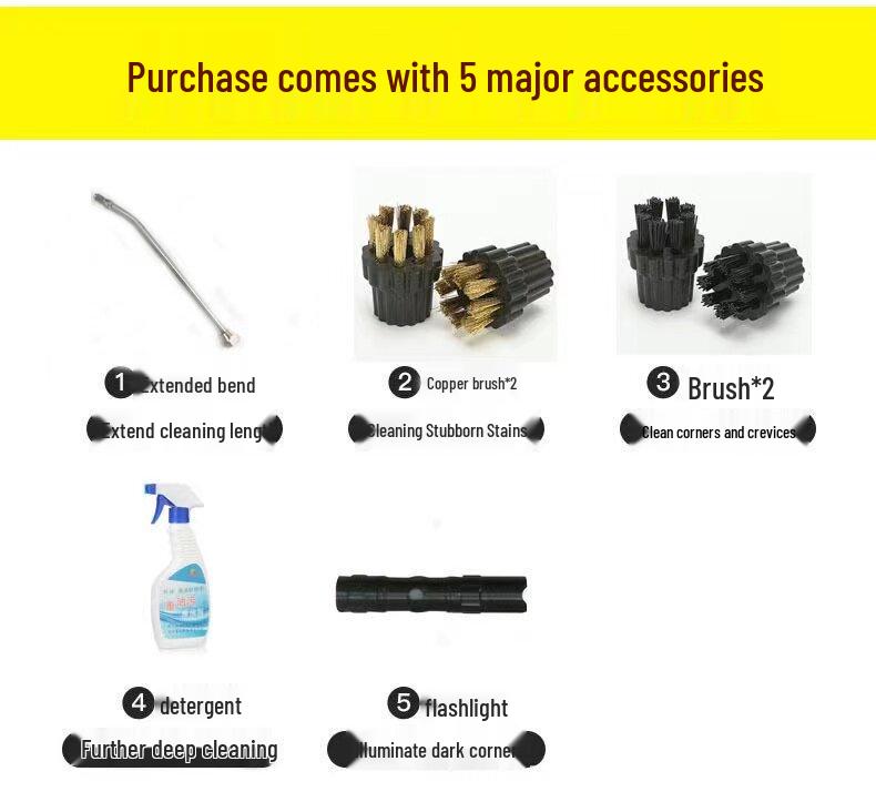 High-Pressure Steam Cleaner for Air Conditioners & Range Hoods, 110V US/220V UK Standard