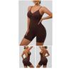 Backless Spaghetti Strap Full Body Shaper Tummy Control Hip Lifting Seamless Shapewear Bodysuit
