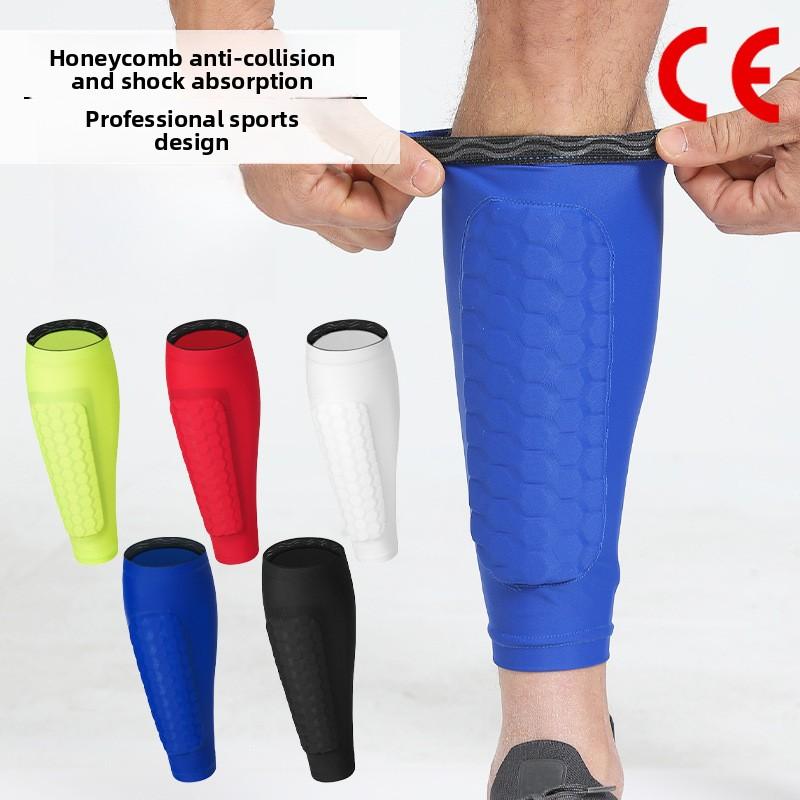 Binchi Outdoor Equipment Black/Blue/White Honeycomb Calf Protection Honeycomb Anti-Collision Outdoor Sports Leg Socks Breathable Anti-Collision Calf Protection