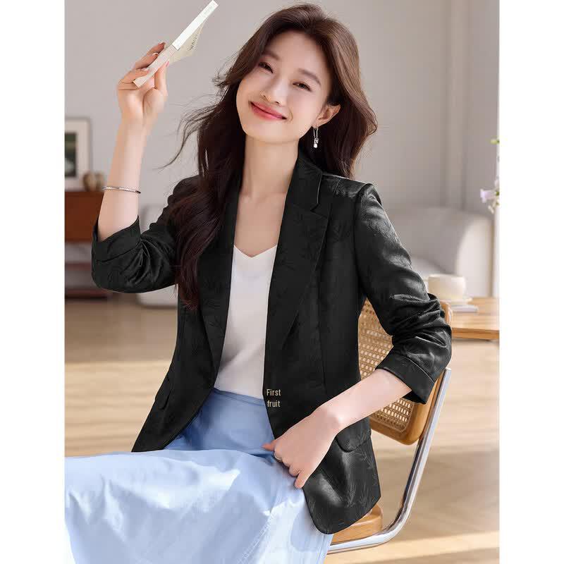 Sanpowa Women s Elegant Casual Spring Lapel Blazer XL