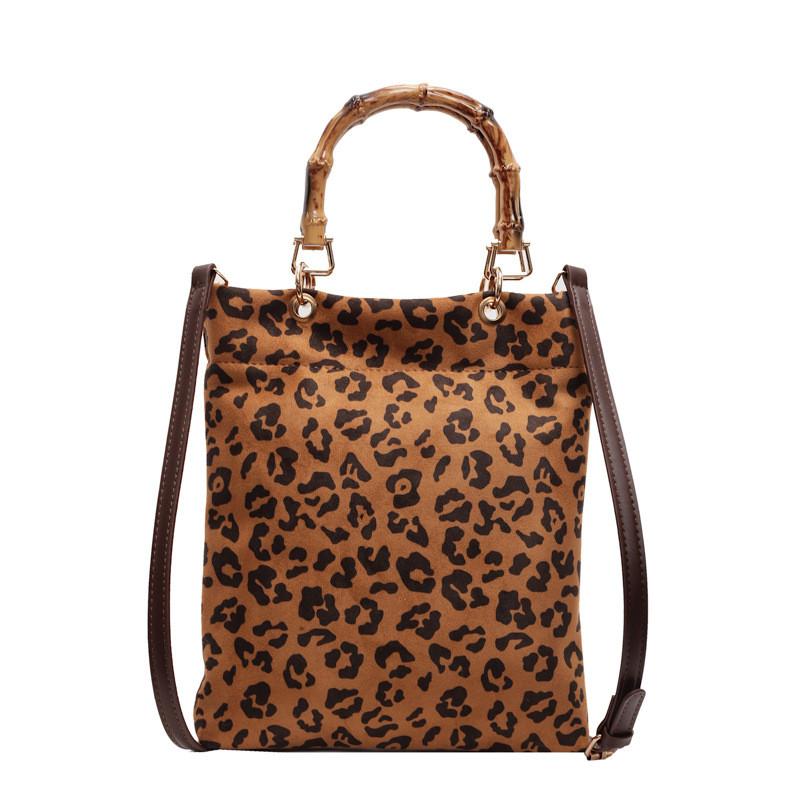 Stylish Vintage Leopard Print Tote Bag For Women With Versatile Design For Daily Use