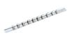 Suekage Tools Socket Hanger Unit 275mm X 10 Clips Pro-Auto 9730110, 9.5mm Drive,