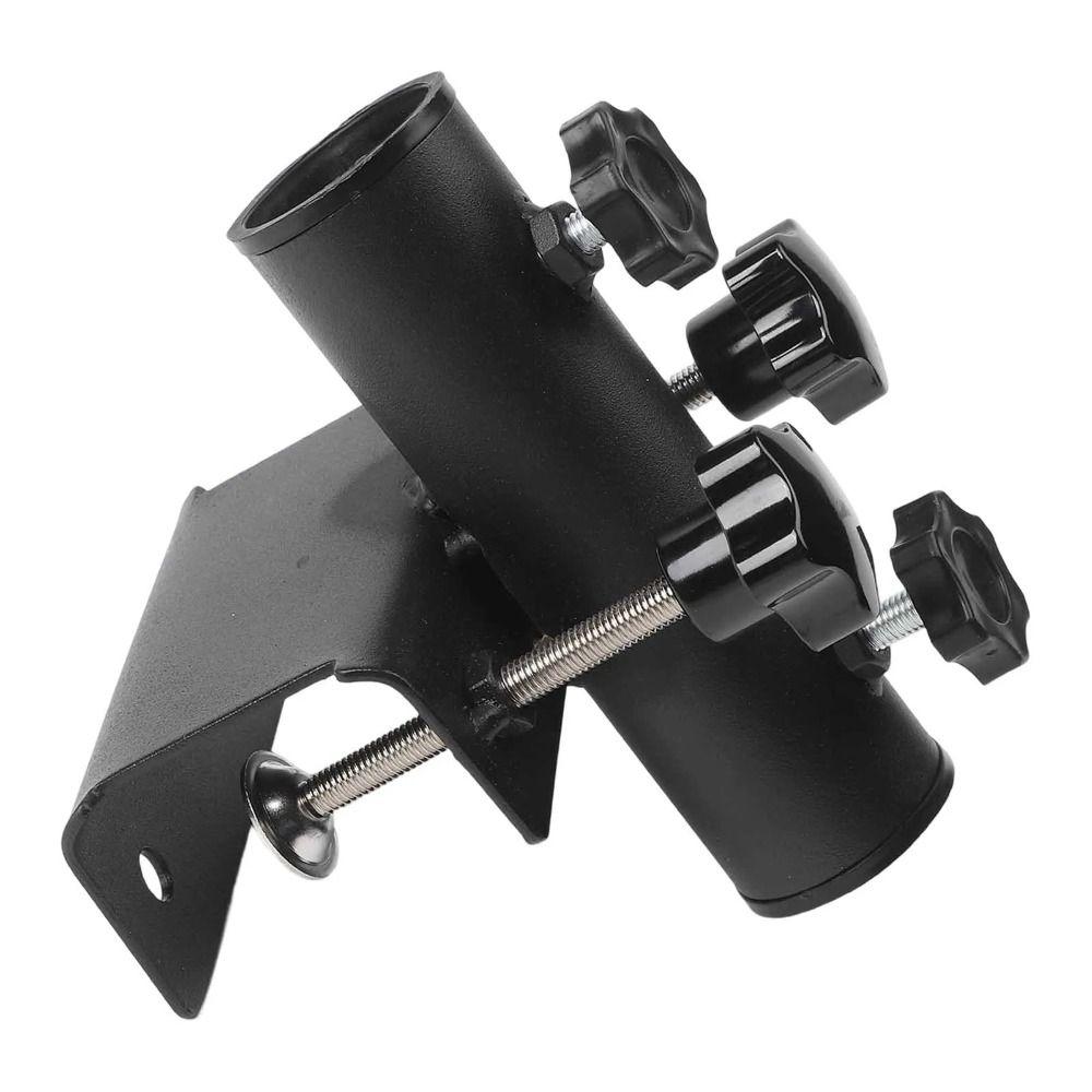 Rust-Resistant Paint Garden Bracket Flexible Patio Umbrella Mount Outdoor Umbrella Stand  Pool Area
