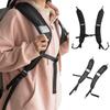New Black Backpack Straps Oxford Cloth Shock Absorption Bags Shoulder Strap Adjustable Strap Travel
