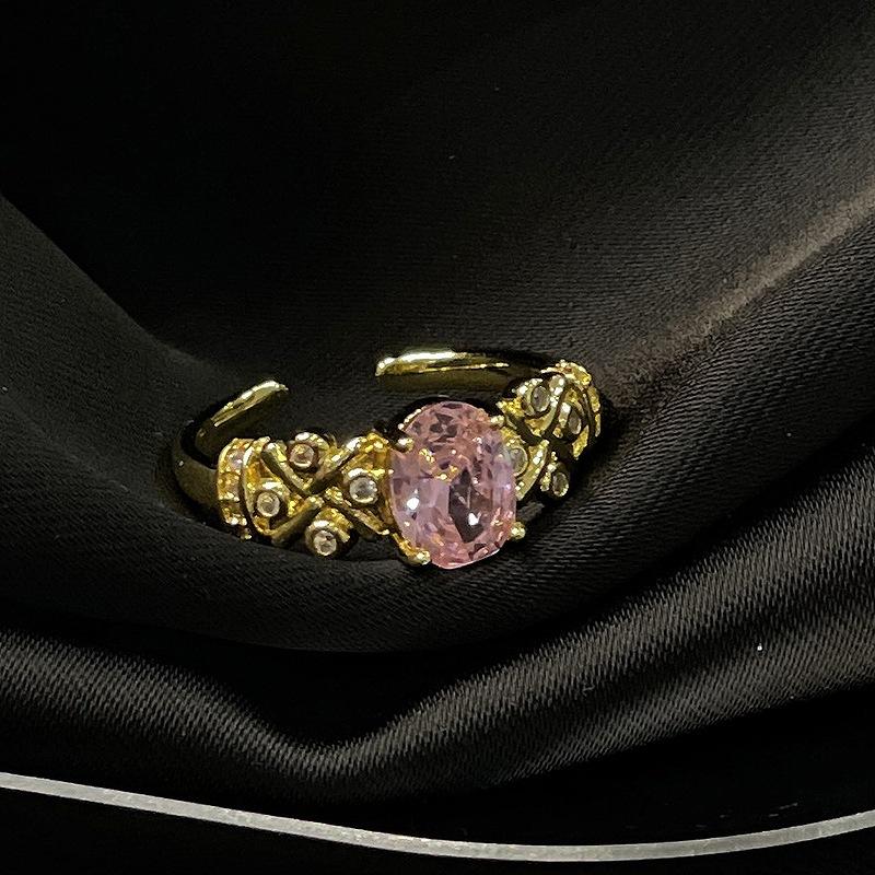 

Vintage High-End Open Ring Jewelry Medieval Niche Design Explosive Fashion Wear Ring Women Adjustable opening