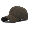 Cold-Proof Ear Protection Hat Men's Outdoor Winter Hat Middle-Aged and Elderly Baseball Cap Warm Outdoor Cap