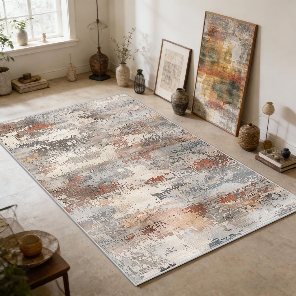 Retro Abstract Art Style Living Room Carpet Modern Decoration Easy Clean Studio Rug Bedroom Cloakroom Lint-free Floor Mat Tapete