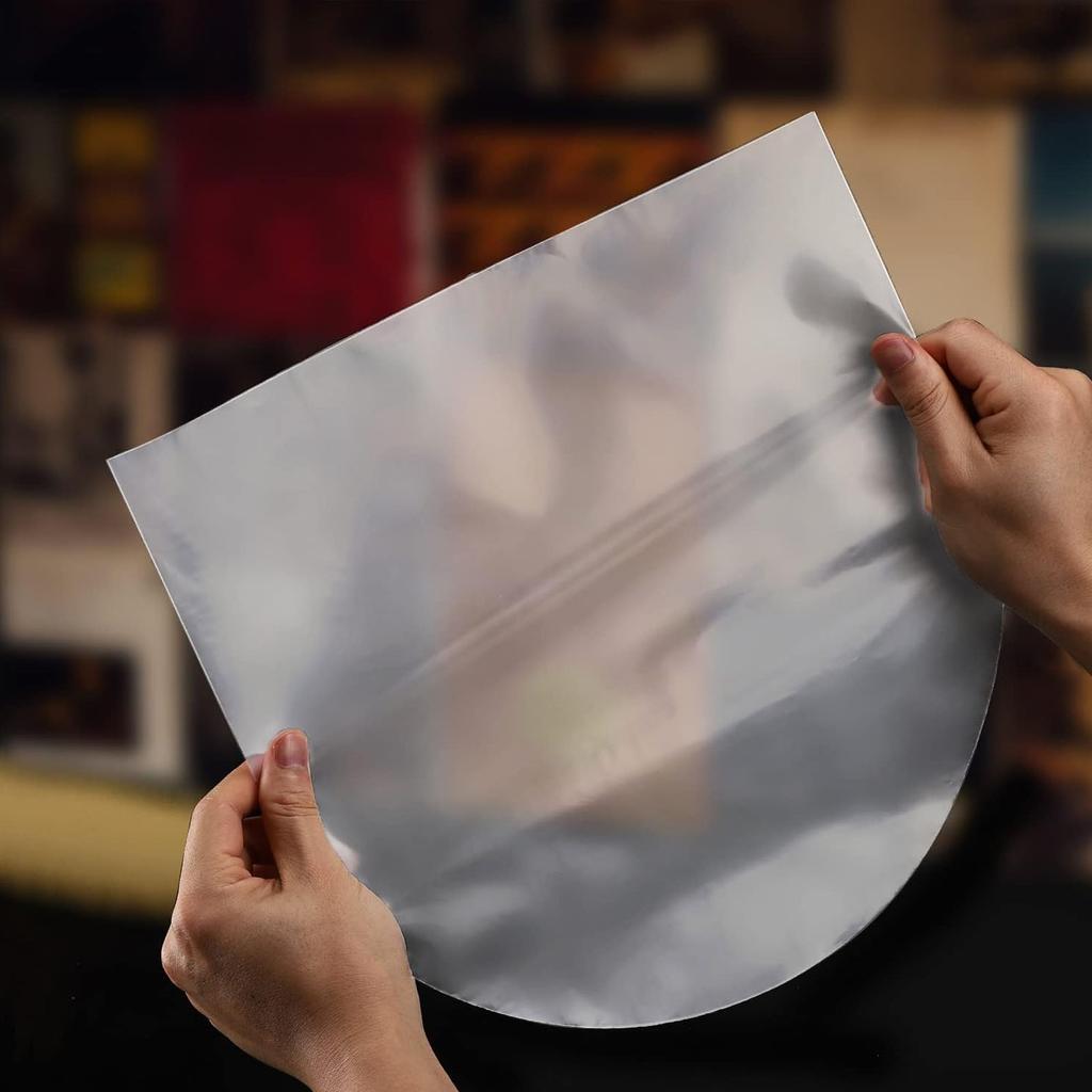 12 Inch Record Inner Sleeves Prevent Static Dustproof Protective Record Storage Covers for LP Record