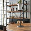 Dulton Tray Stand RAW A smart sign for your height POP side table - storefront, adjustable, display, RNZ-0624RW