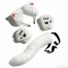 New Halloween-style fox mask for masquerade parties, featuring a half-face fox demon cat mask and a fox tail accessory